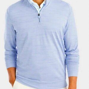 johnnie-O - Apex PREP-FORMANCE 1/4 Zip Pullover / Blue / XL